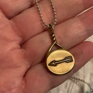 New - Embellish by Creative Co-op necklace new brass and stainless